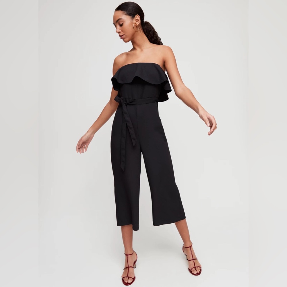 Aritzia Babaton Flutter Jumpsuit size 4